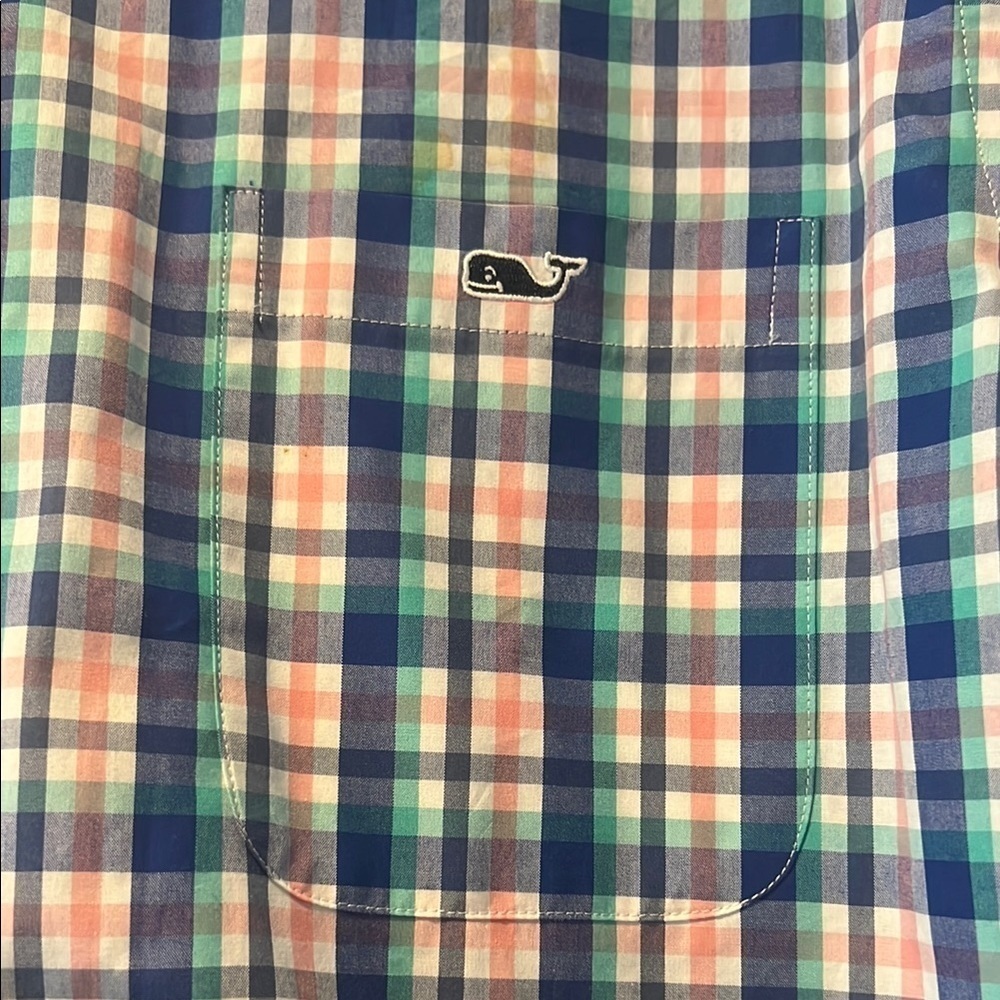 NWOT VINEYARD VINES Men's Multicolor Plaid Shirt SIZE L - Picture 2 of 9